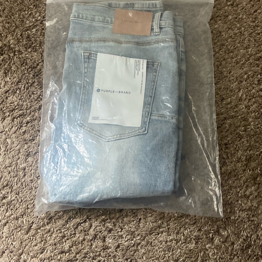 Classic Blue Denim Pants with Light and Medium Wash